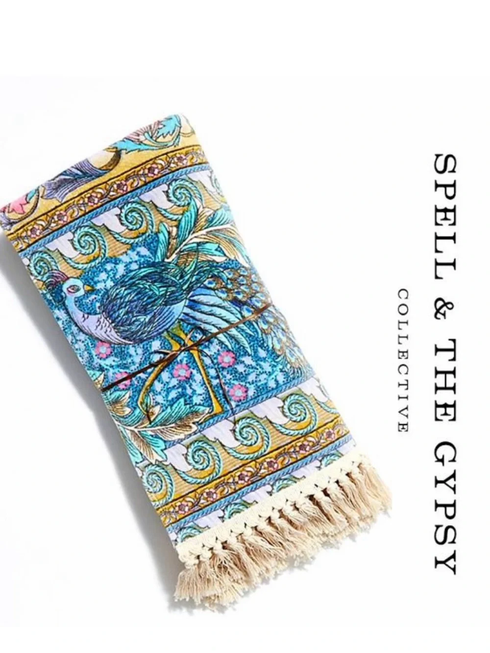 SPELL Oasis Beach Towel ✨🦚🌸